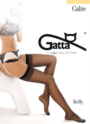 Pończochy Kelly Stretch Do Paska - nero