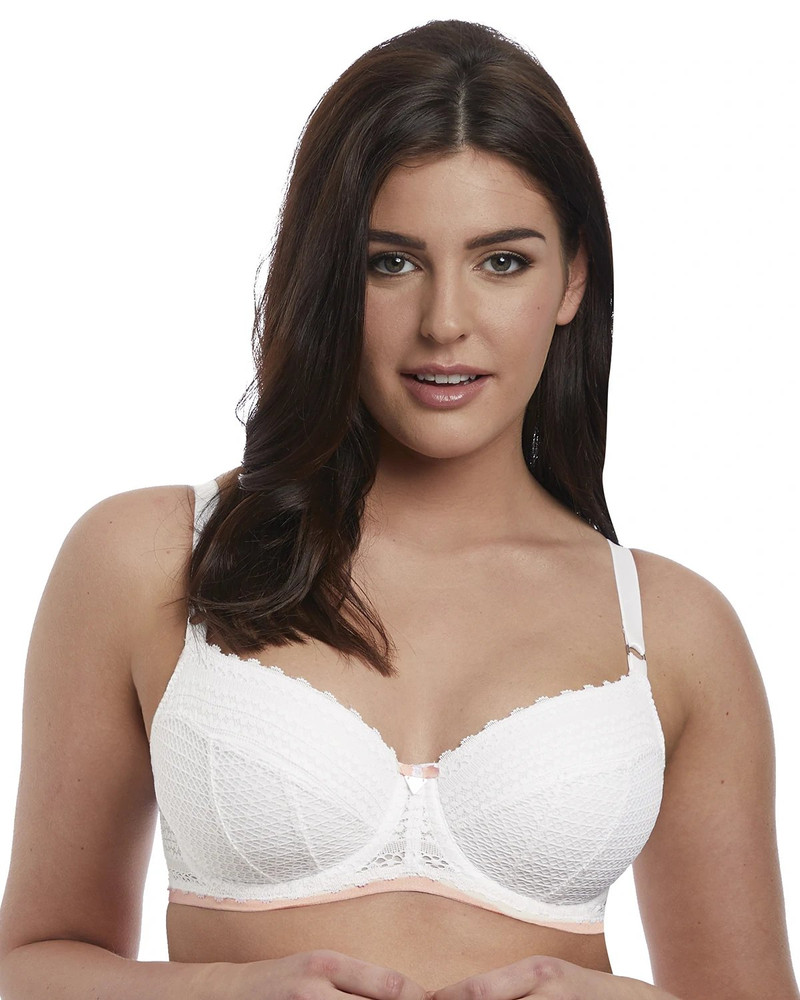 Freya Daisy Lace biustonosz half-cup - biały