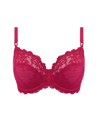 Wacoal Embrace Lace Underwire koronkowy biustonosz z fiszbinami - czerwony