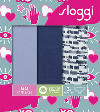 Sloggi majtki Go Crush Hipster C3P - 3 pary