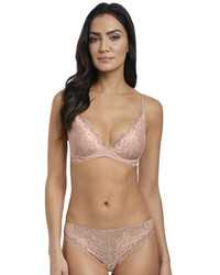 Lace Perfection figi tanga - pudrowy róż