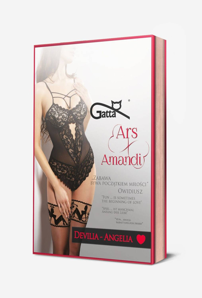 Pończochy Ars Amandi Devilia Angelia - nero