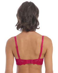 Wacoal Embrace Lace Underwire koronkowy biustonosz z fiszbinami - czerwony