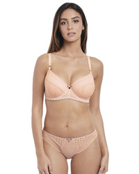Freya Daisy Lace biustonosz half-cup - pudrowy róż