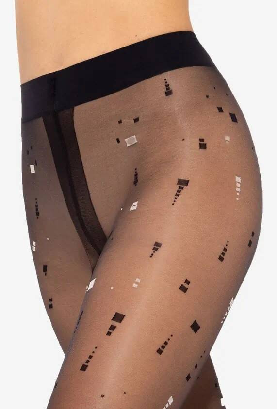 Rajstopy Pixi Wz.01 20 Den - nero-beige