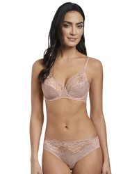 Lace Perfection figi - pudrowy róż