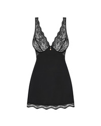 Komplet Luvae babydoll i stringi - czarne - Obsessive