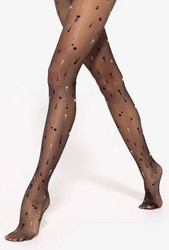 Rajstopy Pixi Wz.01 20 Den - nero-beige
