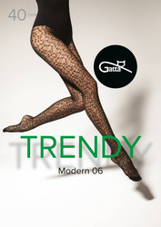 Rajstopy Modern W.06 40 Den - nero