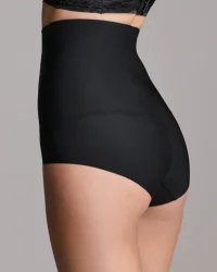 Wacoal – majtki modelujące z wysokim stanem Flawless – czarne
