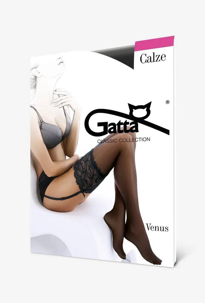 Pończochy Venus Do Paska - grafit