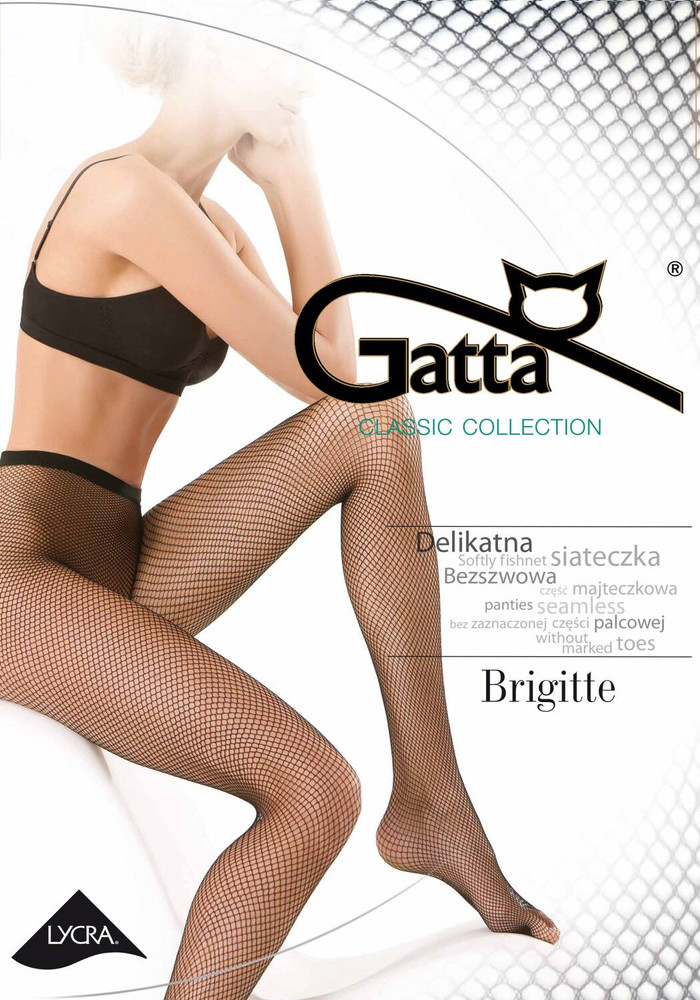 Rajstopy Brigitte Wz.01 Kabaretki - visone