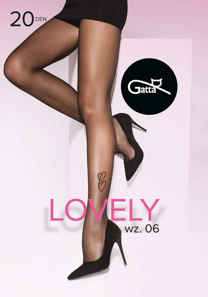Rajstopy Lovely Wz.06 20 Den - nero