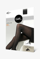Rajstopy Lattice Wz.03 40 Den Sale - nero