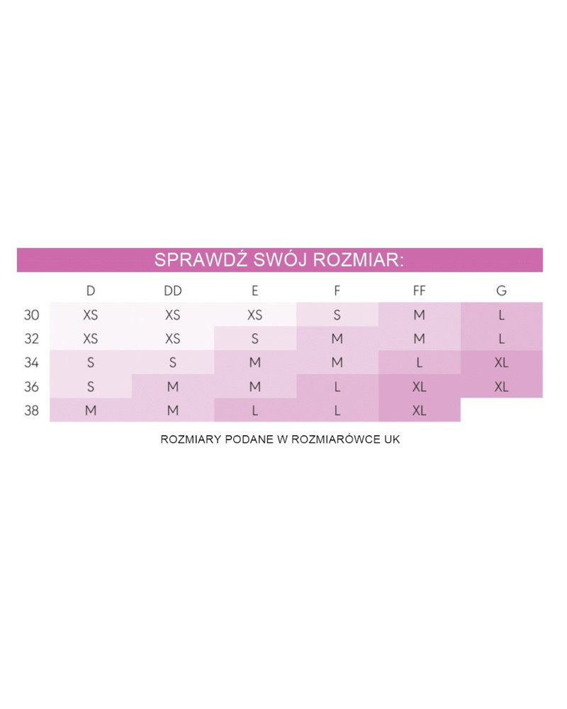 Ravissant biustonosz braletka - czarny