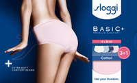 Sloggi majtki Basic+ Midi C4P - 4 pary
